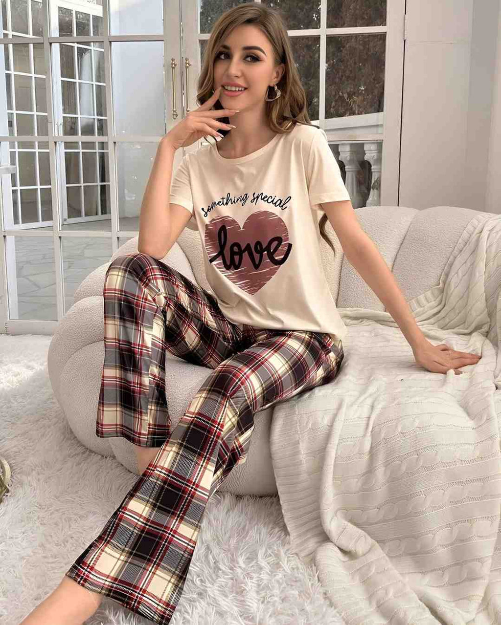 Something Special Printed Night Suit