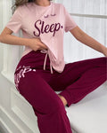 Sleepy Eyes Printed Night Suit