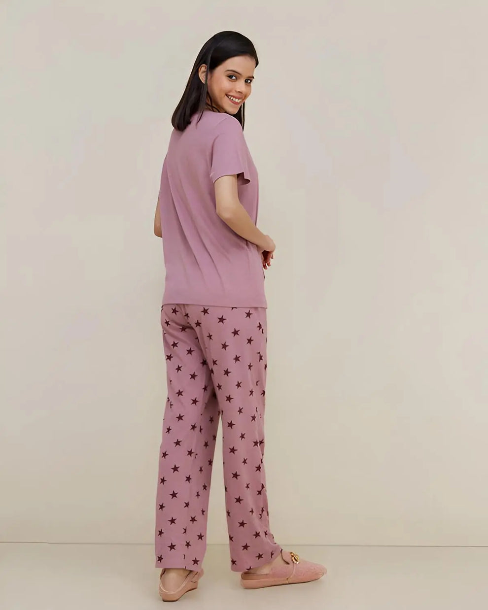 Love Sleep Printed Night Suit
