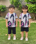 Purple Multi Printed Kids Wear (Each)