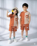 Peach Juice Print  Kids Wear (Each)